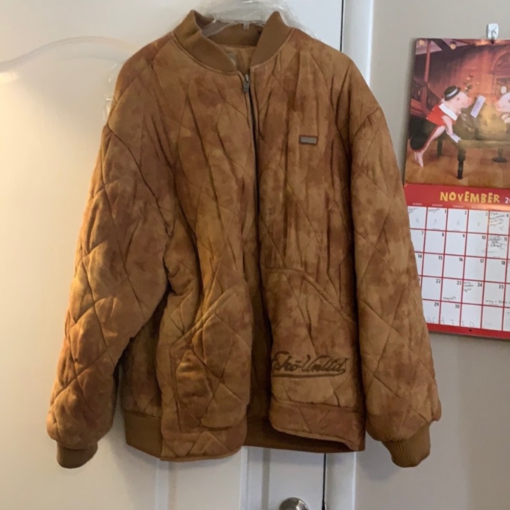 Authentic ecko faux suede jacket